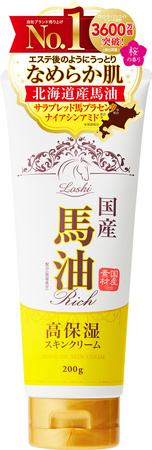 Loshi Moist Aid Japanese Horse Oil Skin Cream N 200 g